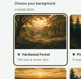A background theme swatch in the Theme & branding gallery