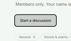 The Start a discussion button on a forum page