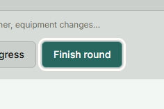 The Finish round button in Each arrow/target mode