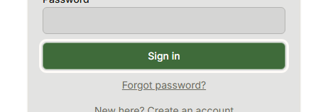 The Sign in button on the password sign-in form